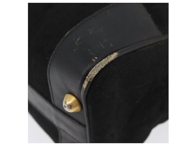 Céline Borsa a mano Celine C Sulky in tela nera e oro Auth ep13854 Nero D'oro - vista 16