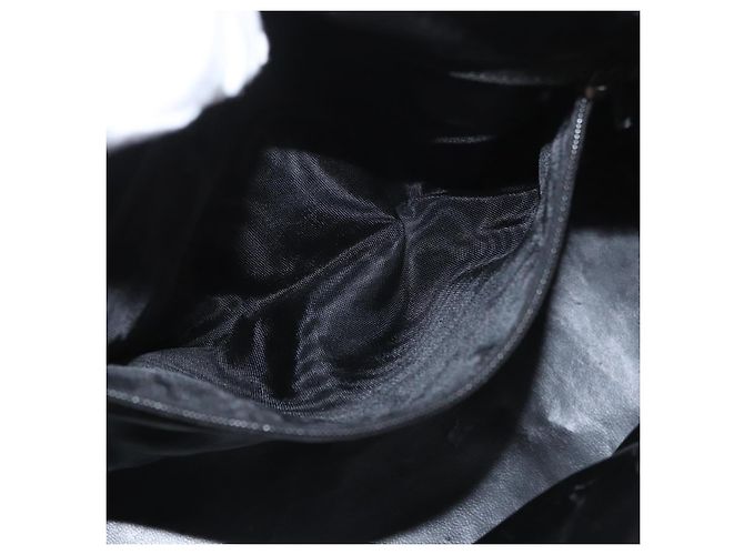 Céline Borsa a mano Celine C Sulky in tela nera e oro Auth ep13854 Nero D'oro - vista 21