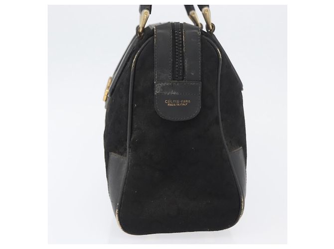 Céline Borsa a mano Celine C Sulky in tela nera e oro Auth ep13854 Nero D'oro - vista 3