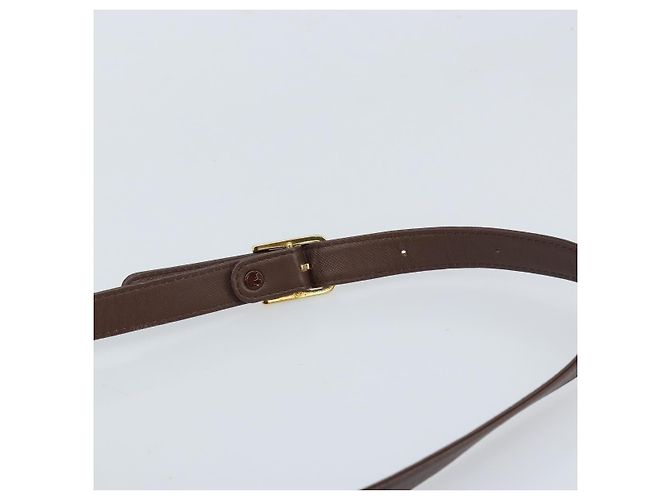 Borsa a Spalla Burberrys Nova Check in Tela Marrone Oro Auth bs33874 D'oro - vista 8