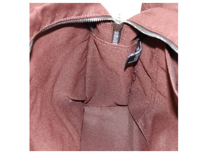 Hermès HERMES Borsa a Mano Her Line MM Tela Marrone Argento Auth ARZ296 - vista 17