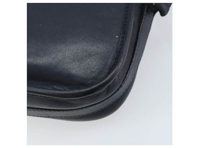Céline Borsa a Spalla CELINE in Pelle Blu Navy Oro Auth bs33902 D'oro - vista 15