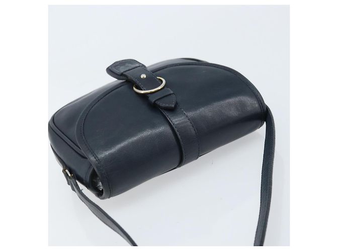 Céline Borsa a Spalla CELINE in Pelle Blu Navy Oro Auth bs33902 D'oro - vista 6