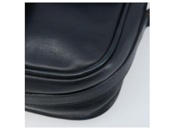 Céline Borsa a Spalla CELINE in Pelle Blu Navy Oro Auth bs33902 D'oro - vista 9