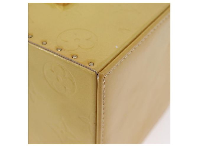 LOUIS VUITTON Pochette Cosmetica Monogram Vernis Bleecker Beige M91002 Auth ARZ033 - vista 15