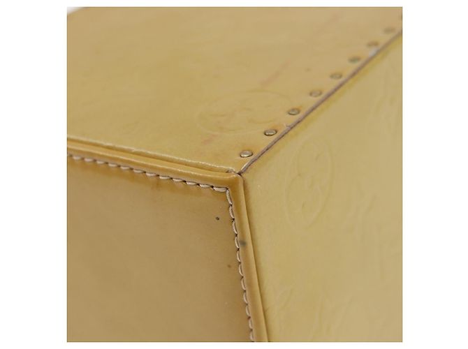 LOUIS VUITTON Pochette Cosmetica Monogram Vernis Bleecker Beige M91002 Auth ARZ033 - vista 18