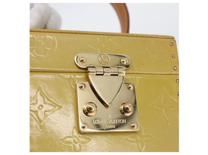 LOUIS VUITTON Pochette Cosmetica Monogram Vernis Bleecker Beige M91002 Auth ARZ033 - vista 19