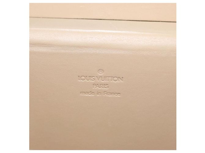 LOUIS VUITTON Pochette Cosmetica Monogram Vernis Bleecker Beige M91002 Auth ARZ033 - vista 21