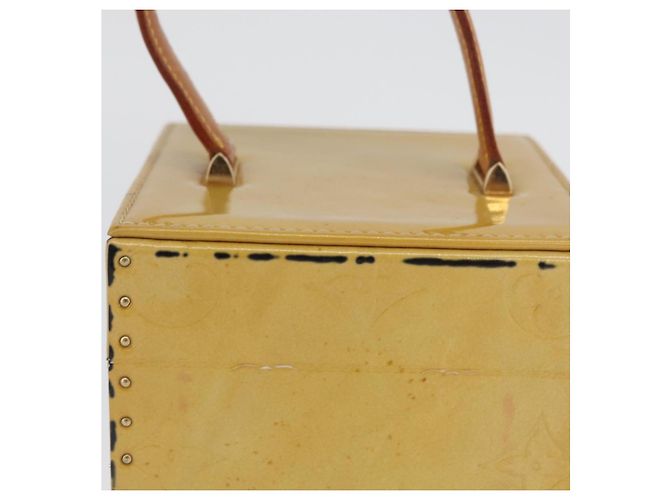 LOUIS VUITTON Pochette Cosmetica Monogram Vernis Bleecker Beige M91002 Auth ARZ033 - vista 3