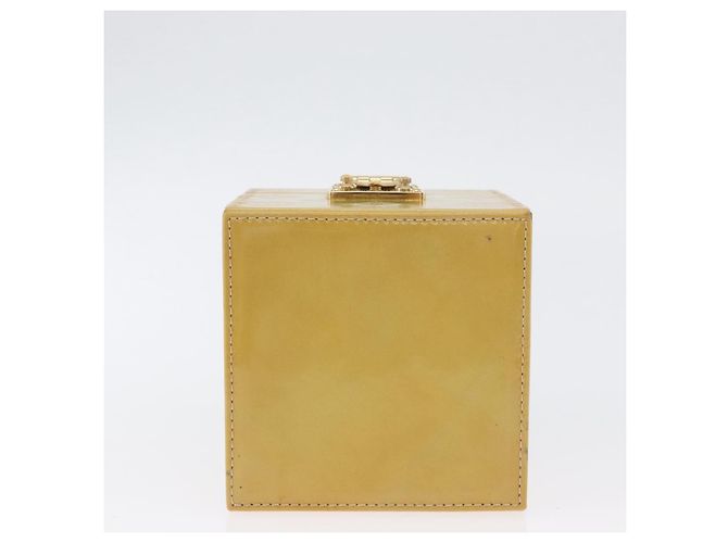 LOUIS VUITTON Pochette Cosmetica Monogram Vernis Bleecker Beige M91002 Auth ARZ033 - vista 6