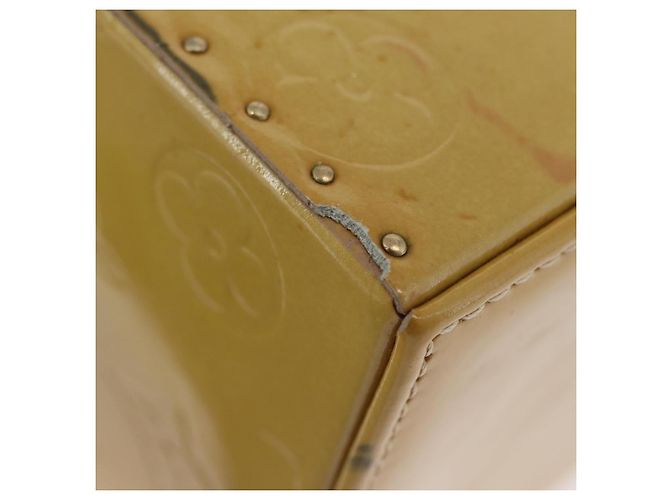 LOUIS VUITTON Pochette Cosmetica Monogram Vernis Bleecker Beige M91002 Auth ARZ033 - vista 9