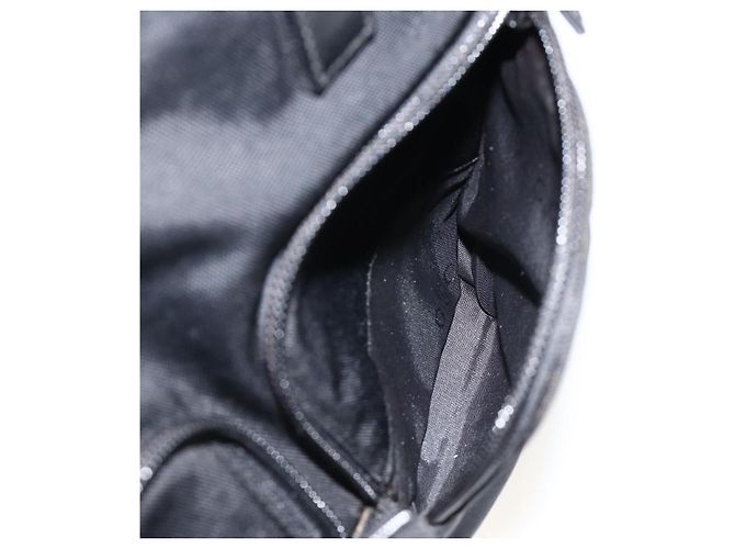 Borsa a mano GUCCI in tela nera e argento 002 1080 Auth BA11451 Nero - vista 21