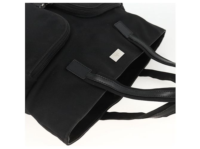 Borsa a mano GUCCI in tela nera e argento 002 1080 Auth BA11451 Nero - vista 6