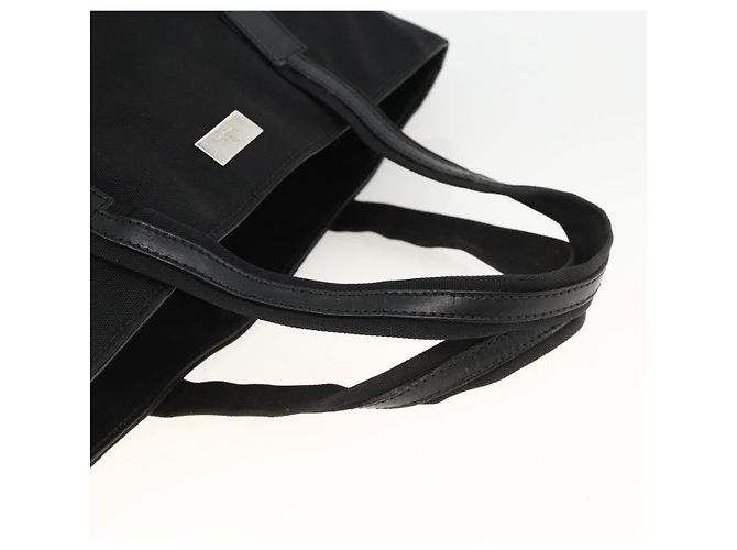 Borsa a mano GUCCI in tela nera e argento 002 1080 Auth BA11451 Nero - vista 7