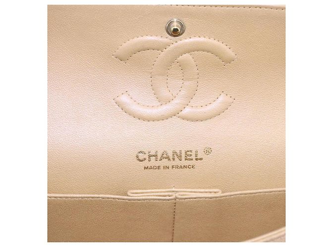 Bolso de hombro matelasse CHANEL de piel caviar rosa dorado CC Auth ka3129SAV - vista 20