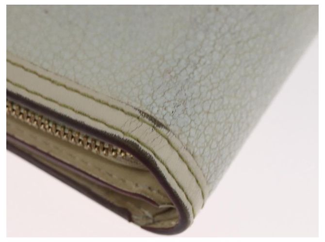Louis Vuitton Portafoglio Compact Zip Suhari in Pelle Avorio M91831 LV Auth ARZ191 Crudo - vista 16