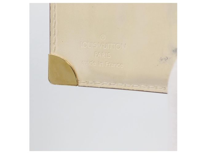 Louis Vuitton Portafoglio Compact Zip Suhari in Pelle Avorio M91831 LV Auth ARZ191 Crudo - vista 18