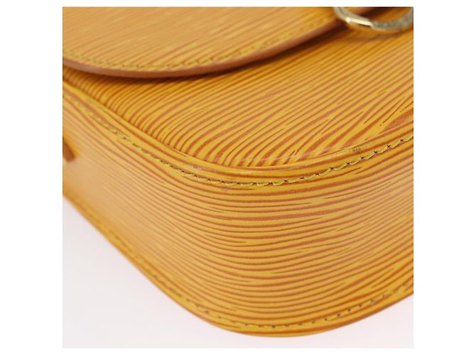 LOUIS VUITTON Borsa a Spalla Epi Saint Cloud PM Gialla M52219 LV Auth ARZ450 Giallo - vista 14
