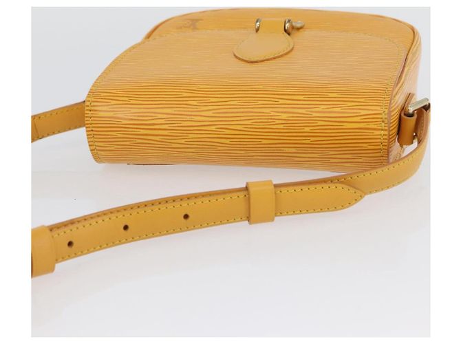 LOUIS VUITTON Borsa a Spalla Epi Saint Cloud PM Gialla M52219 LV Auth ARZ450 Giallo - vista 6