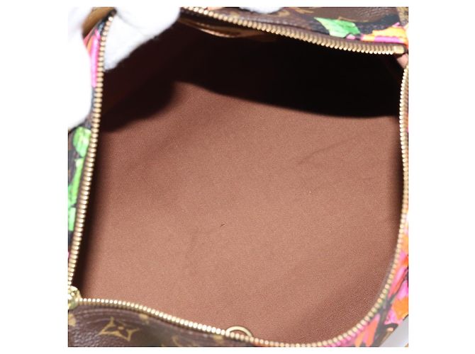 LOUIS VUITTON Monogram Rose Speedy 30 Borsa a Mano Arancione Rosa M48610 Auth ka3212SAV - vista 10