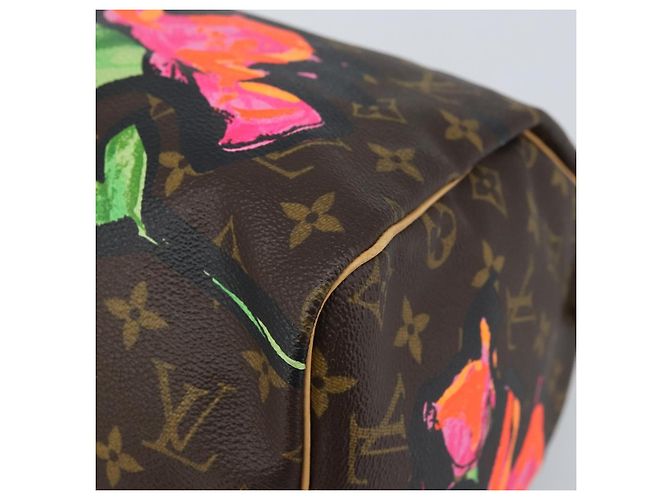 LOUIS VUITTON Monogram Rose Speedy 30 Borsa a Mano Arancione Rosa M48610 Auth ka3212SAV - vista 14