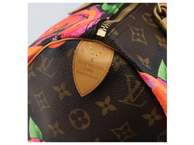 LOUIS VUITTON Monogram Rose Speedy 30 Borsa a Mano Arancione Rosa M48610 Auth ka3212SAV - vista 19