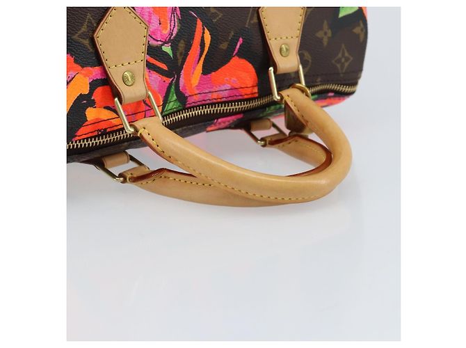 LOUIS VUITTON Monogram Rose Speedy 30 Borsa a Mano Arancione Rosa M48610 Auth ka3212SAV - vista 7