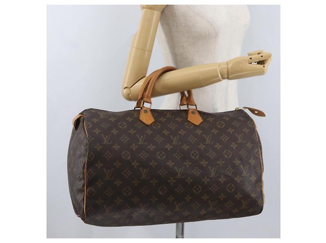 LOUIS VUITTON Borsa a Mano Monogram Speedy 40 M41522 LV Auth 172326 Monogramma - vista 22