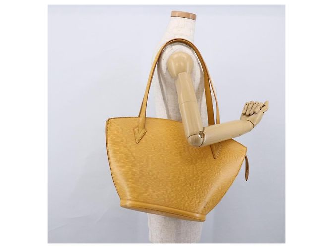 LOUIS VUITTON Borsa a Spalla Epi Saint Jacques Gialla M52269 Auth 170060 Giallo - vista 22