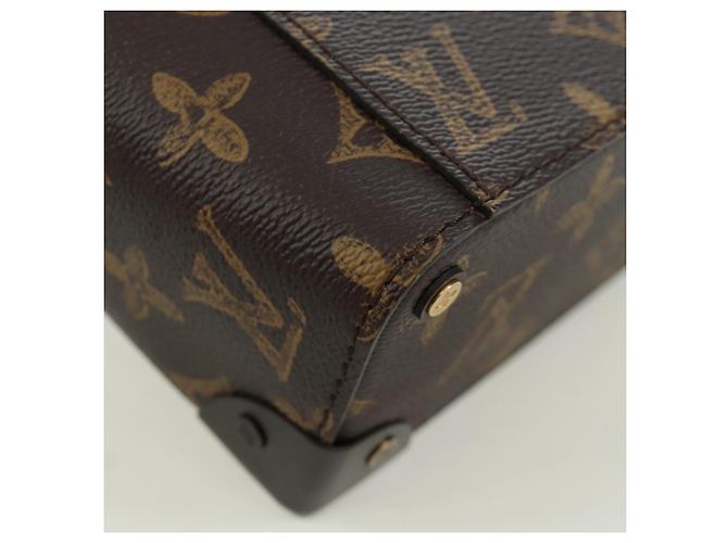 LOUIS VUITTON Sac à bandoulière Monogram Vertical Box Trunk M59664 LV Auth ARZ543SAM Monogramme - vue 17