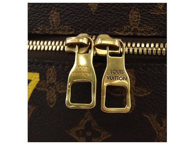 LOUIS VUITTON Sac à bandoulière Monogram Vertical Box Trunk M59664 LV Auth ARZ543SAM Monogramme - vue 21