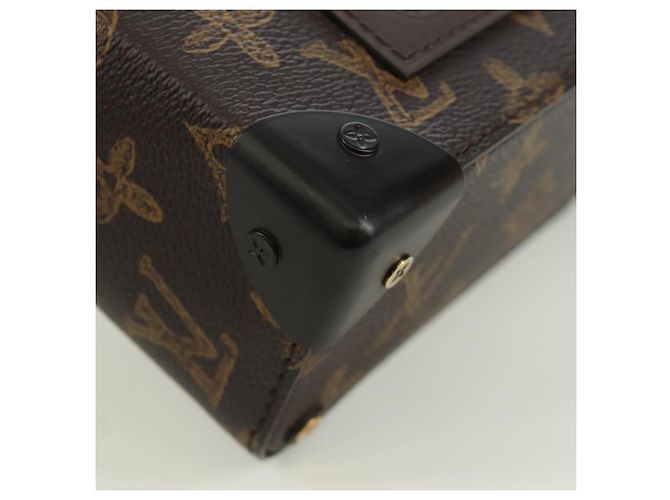 LOUIS VUITTON Sac à bandoulière Monogram Vertical Box Trunk M59664 LV Auth ARZ543SAM Monogramme - vue 9