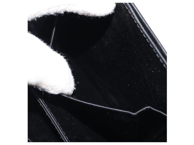 SAINT LAURENT Clutch in Raso Nero Oro Auth BSZ059 D'oro - vista 18