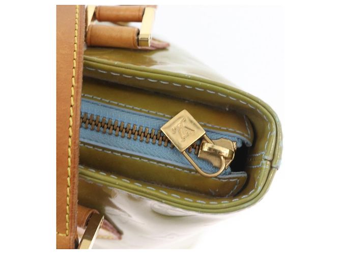 LOUIS VUITTON Borsa a Mano Monogram Vernis Houston Blu Baby M91005 LV Auth BSZ324 Blu chiaro - vista 18