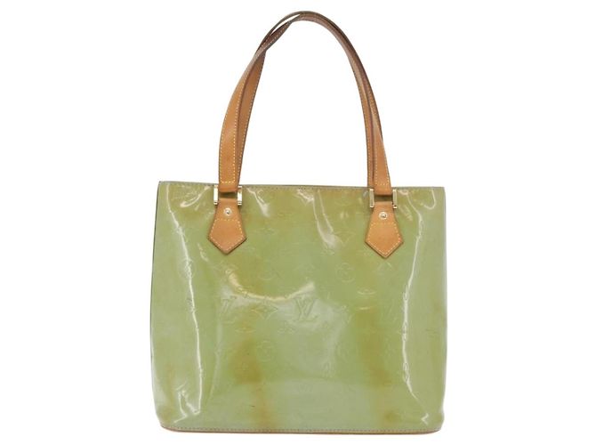 LOUIS VUITTON Borsa a Mano Monogram Vernis Houston Blu Baby M91005 LV Auth BSZ324 Blu chiaro - vista 2