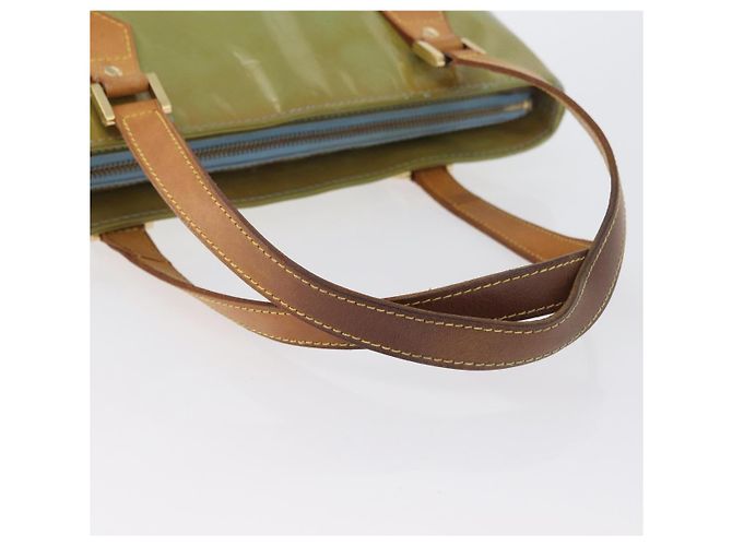 LOUIS VUITTON Borsa a Mano Monogram Vernis Houston Blu Baby M91005 LV Auth BSZ324 Blu chiaro - vista 7