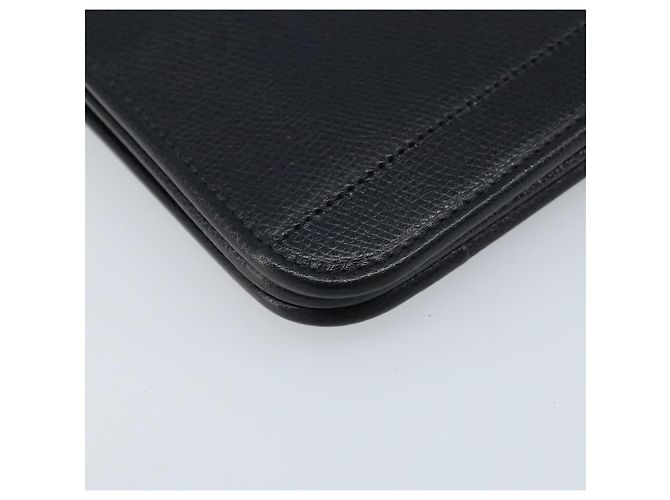 Borsa in tela a nido d'ape Christian Dior con catena in pelle nera e oro Auth ka3067 - vista 11