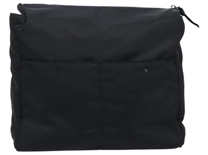 Bolso Clutch Bottega Veneta de nylon negro Auth mr2132 - vista 2