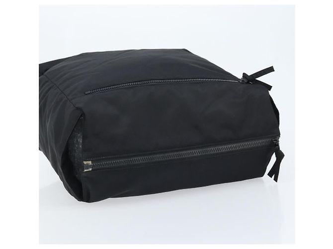 Bolso Clutch Bottega Veneta de nylon negro Auth mr2132 - vista 5