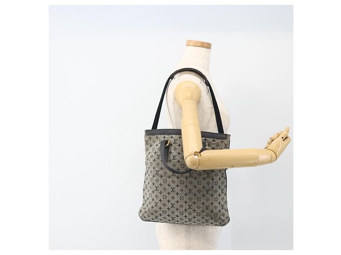 LOUIS VUITTON Borsa Tote Mini Franoise Monogram 2way Blu M92208 LV Auth ep13818 - vista 23