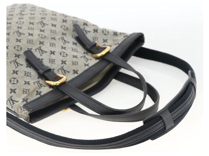 LOUIS VUITTON Borsa Tote Mini Franoise Monogram 2way Blu M92208 LV Auth ep13818 - vista 9