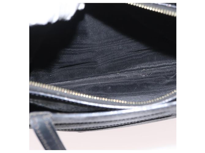 Céline Borsa a mano in tela Macadam CELINE in pelle PVC nera e oro Auth ka3121 Nero D'oro - vista 27