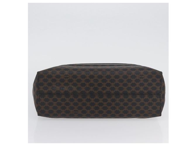 Céline Borsa a mano in tela Macadam CELINE in pelle PVC nera e oro Auth ka3121 Nero D'oro - vista 5