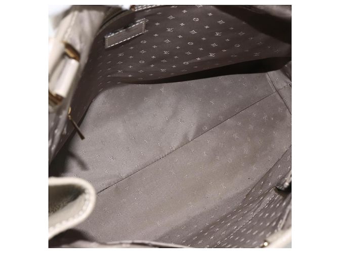 LOUIS VUITTON Borsa a Mano Suhari Majestu Grigia M95652 LV Auth ARZ381 Marrone - vista 11
