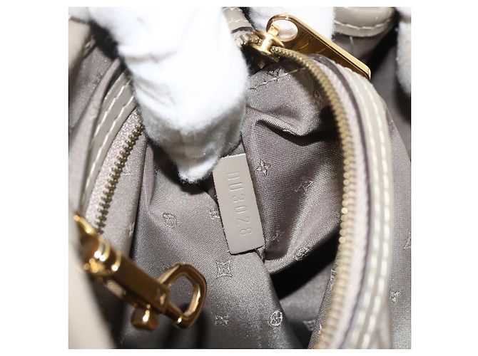 LOUIS VUITTON Borsa a Mano Suhari Majestu Grigia M95652 LV Auth ARZ381 Marrone - vista 12