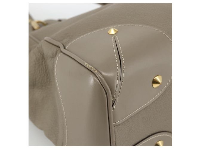 LOUIS VUITTON Borsa a Mano Suhari Majestu Grigia M95652 LV Auth ARZ381 Marrone - vista 14