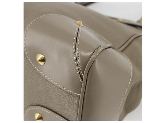LOUIS VUITTON Borsa a Mano Suhari Majestu Grigia M95652 LV Auth ARZ381 Marrone - vista 15