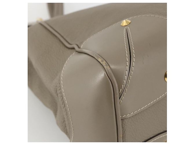 LOUIS VUITTON Borsa a Mano Suhari Majestu Grigia M95652 LV Auth ARZ381 Marrone - vista 16