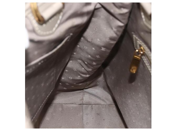 LOUIS VUITTON Borsa a Mano Suhari Majestu Grigia M95652 LV Auth ARZ381 Marrone - vista 19