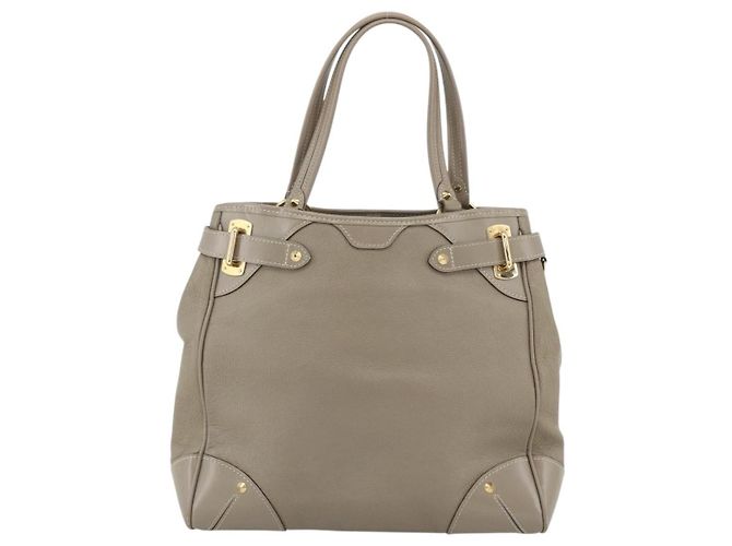 LOUIS VUITTON Borsa a Mano Suhari Majestu Grigia M95652 LV Auth ARZ381 Marrone - vista 2